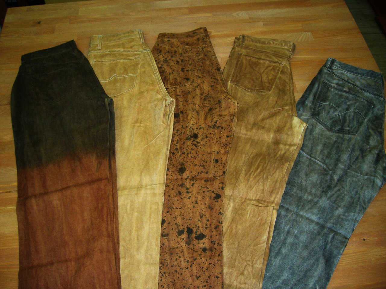 柿渋染めデニム